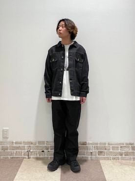 「newarrival」｜「アイテム（デニムジャケット）」を使った、yuukiさん（メンズ・164cm）の春コーディネート