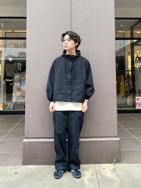 「アイテム（マウンテンパーカー）」を使った、yuukiさん（メンズ・164cm）の秋コーディネート