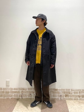 「アイテム（モッズコート）」を使った、yuukiさん（メンズ・164cm）の秋コーディネート