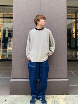 「アイテム（キーホルダー、ブラウン系）」を使った、yuukiさん（メンズ・164cm）の秋コーディネート