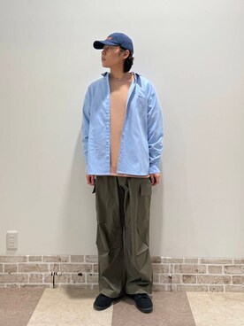 「春のジャケットスタイル」｜「アイテム（スウェット）」を使った、yuukiさん（メンズ・164cm）の春コーディネート