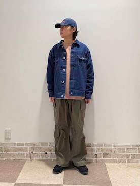 「newarrival」｜「アイテム（デニムジャケット）」を使った、yuukiさん（メンズ・164cm）の春コーディネート