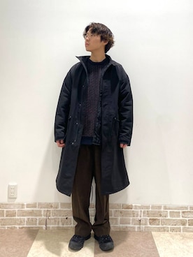 「アイテム（モッズコート）」を使った、yuukiさん（メンズ・164cm）の秋コーディネート