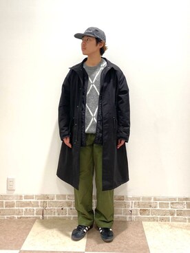 「アイテム（モッズコート）」を使った、yuukiさん（メンズ・164cm）の秋コーディネート