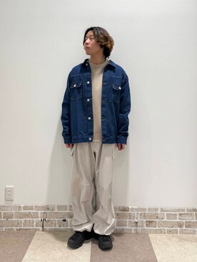 「newarrival」｜「アイテム（デニムジャケット）」を使った、yuukiさん（メンズ・164cm）の春コーディネート