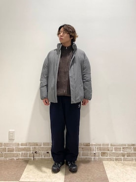 「ITEMS URBANRESEARCH（アイテムズ アーバンリサーチ）のマシンウォシャブルマシュマロドライバーズニット（カーディガン/ボレロ）」を使った、yuukiさん（メンズ・164cm）の冬コーディネート