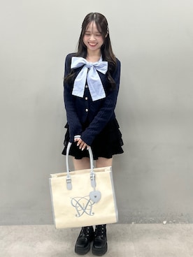 「アイテム（アクセサリー）」を使った、Yu.さん（レディース・150cm）の冬コーディネート