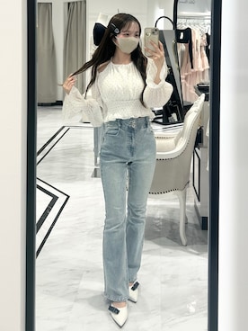 「OLIVE des OLIVE（オリーブデオリーブ）のアイテム」を使った、Yu.さん（レディース・150cm）の春コーディネート