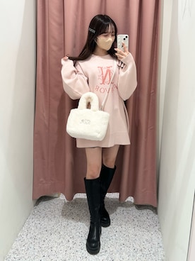 Yu.さん（レディース・150cm）の冬コーディネート