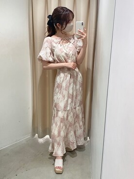 「キャミソールワンピ」｜Yu.さん（レディース・150cm）の春コーディネート