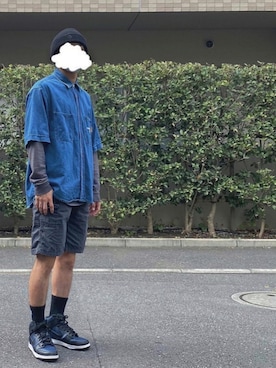 「CONVERSE（コンバース）のアイテム（帽子）」を使った、Takaさん（メンズ・171cm）の秋コーディネート