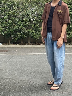 「ビーチサンダル」｜Takaさん（メンズ・171cm・20代）の夏コーディネート