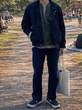 「MEI（メイ）のアイテム」を使った、Takaさん（メンズ・171cm）の春コーディネート