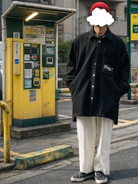 「GAP（ギャップ）のアイテム（帽子）」を使った、Takaさん（メンズ・171cm）の春コーディネート