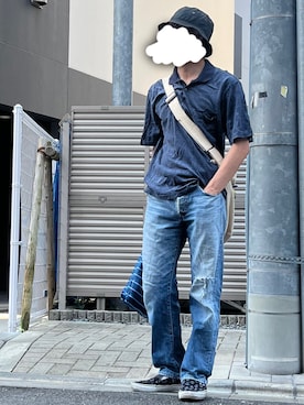「アイテム（スニーカー）」を使った、Takaさん（メンズ・171cm・20代）の夏コーディネート