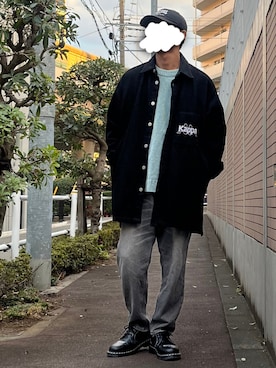 「アイテム（ジャケット/アウター）」を使った、Takaさん（メンズ・171cm）の冬コーディネート