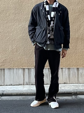 「RAGEBLUE（レイジブルー）のアイテム（トップス）」を使った、Takaさん（メンズ・171cm）の冬コーディネート