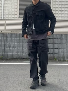 「H&M（エイチ・アンド・エム）のアイテム（ジャケット/アウター）」を使った、Takaさん（メンズ・171cm）の春コーディネート