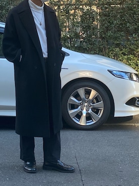 「LEVENDIS（レベンディス）のアイテム」を使った、Takaさん（メンズ・171cm）の冬コーディネート