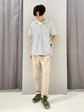 「スキッパーシャツ」｜_kaitoさん（メンズ・168cm）の夏コーディネート