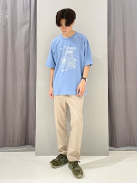 「SEVENDAYS=SUNDAY（セブンデイズサンデイ）のアイテム（トップス）」を使った、_kaitoさん（メンズ・168cm）の夏コーディネート