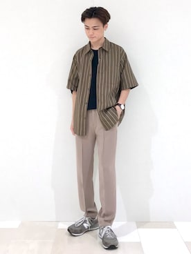 「黒Tシャツ」｜_kaitoさん（メンズ・168cm・20代）の夏コーディネート