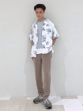 「アロハシャツ」｜_kaitoさん（メンズ・168cm）の夏コーディネート