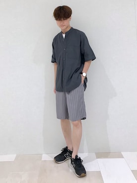 「ストライプパンツ」｜_kaitoさん（メンズ・168cm・20代）の夏コーディネート