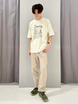 「SEVENDAYS=SUNDAY（セブンデイズサンデイ）のアイテム（トップス）」を使った、_kaitoさん（メンズ・168cm）の夏コーディネート