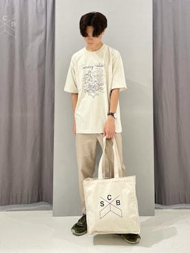 「SEVENDAYS=SUNDAY（セブンデイズサンデイ）のアイテム（トップス）」を使った、_kaitoさん（メンズ・168cm）の夏コーディネート