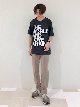 「SEVENDAYS=SUNDAY（セブンデイズサンデイ）のアイテム（トップス）」を使った、_kaitoさん（メンズ・168cm）の夏コーディネート