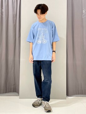 「SEVENDAYS=SUNDAY（セブンデイズサンデイ）のアイテム（トップス）」を使った、_kaitoさん（メンズ・168cm）の夏コーディネート