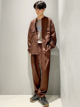 「SEVENDAYS=SUNDAY（セブンデイズサンデイ）のアイテム（スウェット）」を使った、_kaitoさん（メンズ・168cm）の秋コーディネート