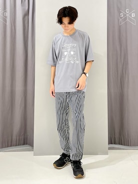 「SEVENDAYS=SUNDAY（セブンデイズサンデイ）のアイテム（トップス）」を使った、_kaitoさん（メンズ・168cm）の夏コーディネート