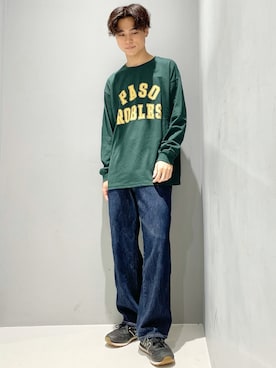 「SEVENDAYS=SUNDAY（セブンデイズサンデイ）のアイテム（トップス）」を使った、_kaitoさん（メンズ・168cm）の秋コーディネート
