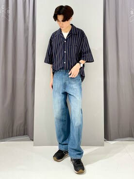 「インディゴデニム」｜_kaitoさん（メンズ・168cm）の夏コーディネート