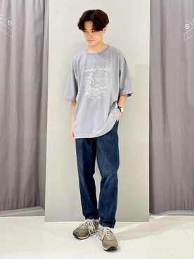 「SEVENDAYS=SUNDAY（セブンデイズサンデイ）のアイテム（トップス）」を使った、_kaitoさん（メンズ・168cm）の夏コーディネート