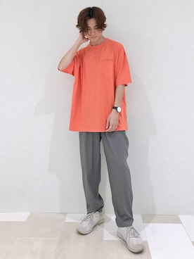 「ポケットＴシャツ」｜_kaitoさん（メンズ・168cm）の夏コーディネート