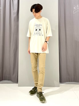「SEVENDAYS=SUNDAY（セブンデイズサンデイ）のアイテム（トップス）」を使った、_kaitoさん（メンズ・168cm）の夏コーディネート