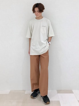 「ポケットＴシャツ」｜_kaitoさん（メンズ・168cm）の夏コーディネート