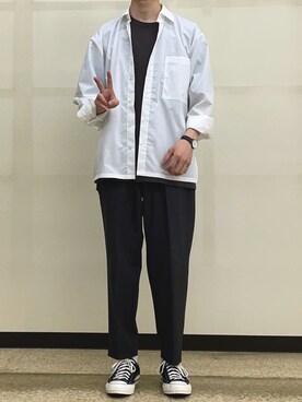 komさん（メンズ・175cm）の秋コーディネート