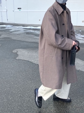 「BASE（ベース）のアイテム」を使った、komさん（メンズ・175cm）の冬コーディネート