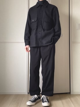 komさん（メンズ・175cm）の冬コーディネート