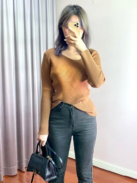 「Balanciagaのアイテム」を使った、miaさん（レディース・164cm）の夏コーディネート