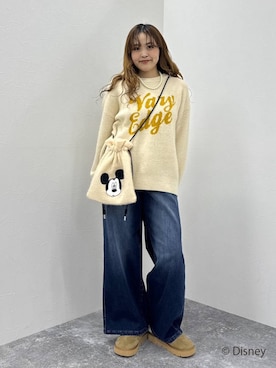 「アイテム（スリッポン）」を使った、Ayaさん（レディース・152cm・20代）の秋コーディネート