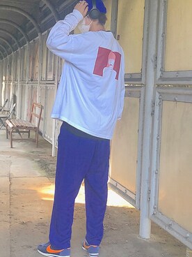 「LOOPのアイテム」を使った、いるかさん（メンズ・185cm）の冬コーディネート