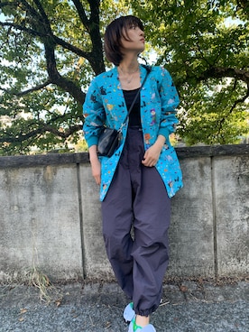 「PUBLUX（パブリュクス）のアイテム（パンツ）」を使った、なつきさん（レディース・163cm）の秋コーディネート