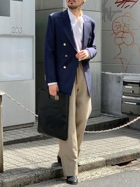 「CLASS（クラス）のアイテム」を使った、WARE-mo-KOU_aokiさん（メンズ・178cm）の春コーディネート