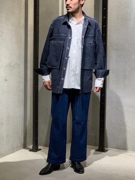 「Sans limite（サンリミット）のアイテム」を使った、WARE-mo-KOU_aokiさん（メンズ・178cm）の春コーディネート