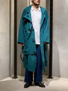 「TUKI（ツキ）のアイテム」を使った、WARE-mo-KOU_aokiさん（メンズ・178cm）の春コーディネート